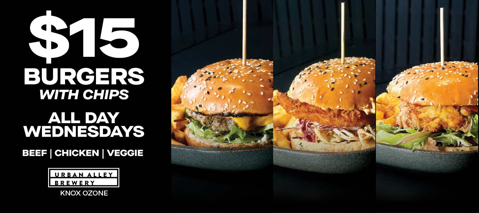 Knox Burgers Website Banner